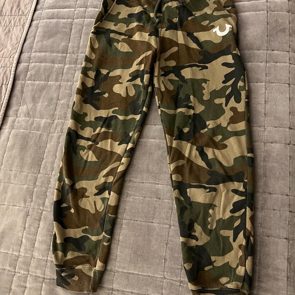 True Religion Kids Camouflage Joggers